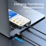 Vyvylabs Superb Series Fast Charging Cable USB to Type-C 3A 1M Dark Gray- VCJLUL-GY